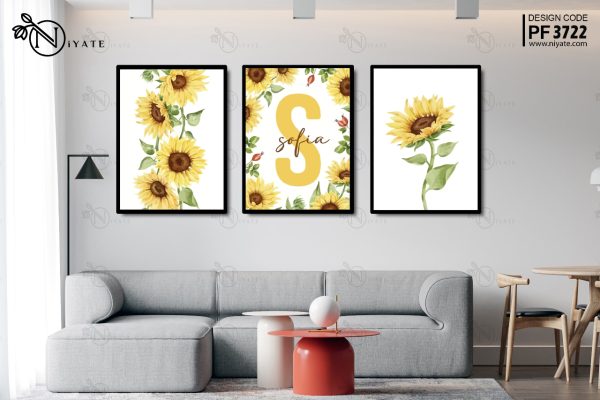 Custom (Your Name) Sunflower Bouquet | Kids Set