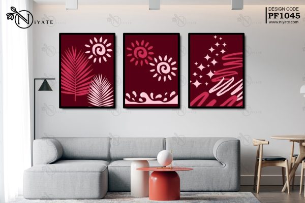 Red Ombre Art