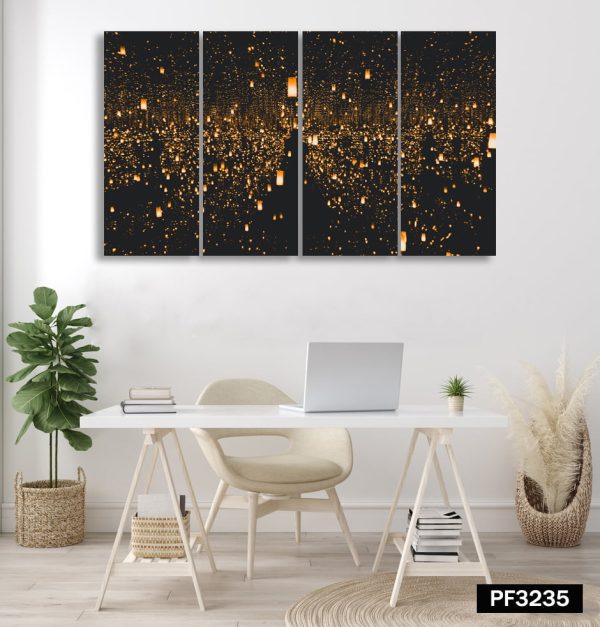 Premium Canvas : 3D Lamp Light