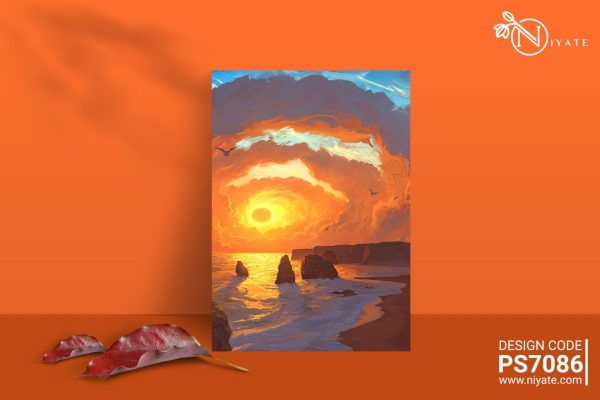 Sun Set View : Premium Poster