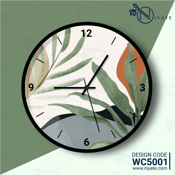 Floral : Premium Wall Clock