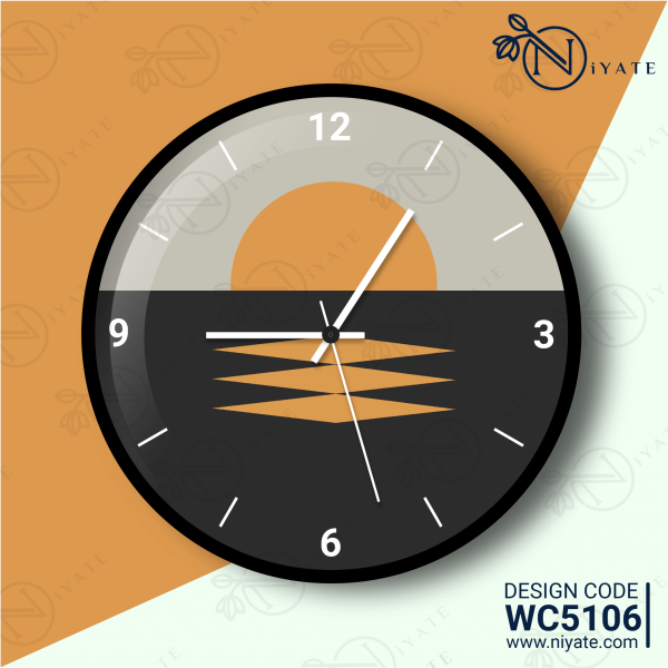 Sun Set Point : Premium Wall Clock