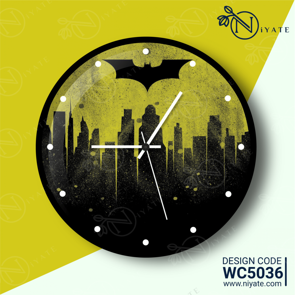 Batman : Premium Wall Clock - Niyate