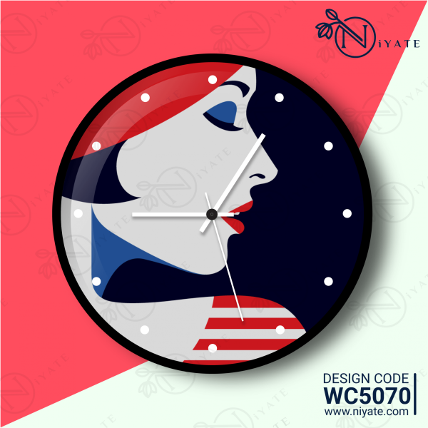 Girl with Dreams : Premium Wall Clock