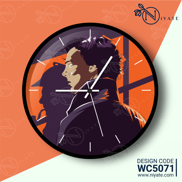 Sherlock Holmes : Premium Wall Clock