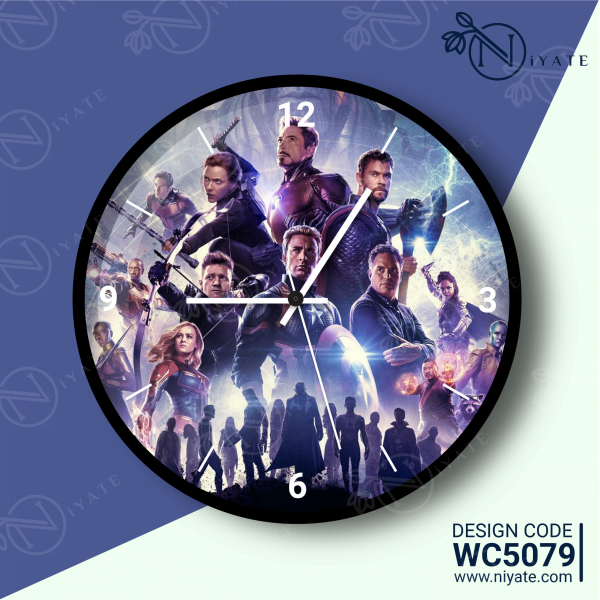 Avengers : Premium Wall Clock