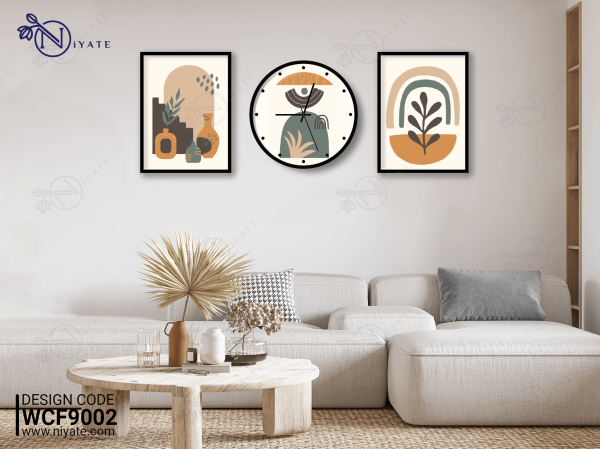 Fine Art Mystery  | Wall Clock & Frame Combo