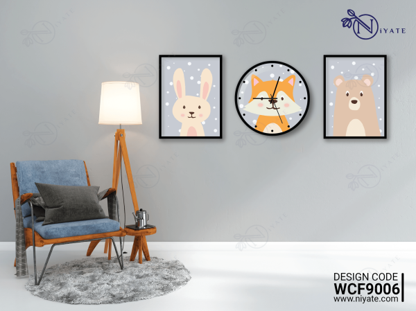 Creative  Mastery | Wall Clock & Frame Combo