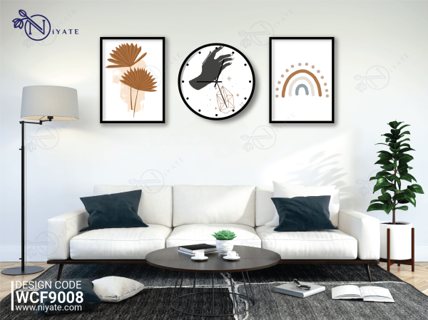 Condense Artistry | Wall Clock & Frame Combo