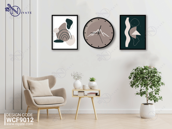 Fine Art Visuals  | Wall Clock & Frame Combo