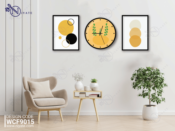 Perfect Surroundings | Wall Clock & Frame Combo