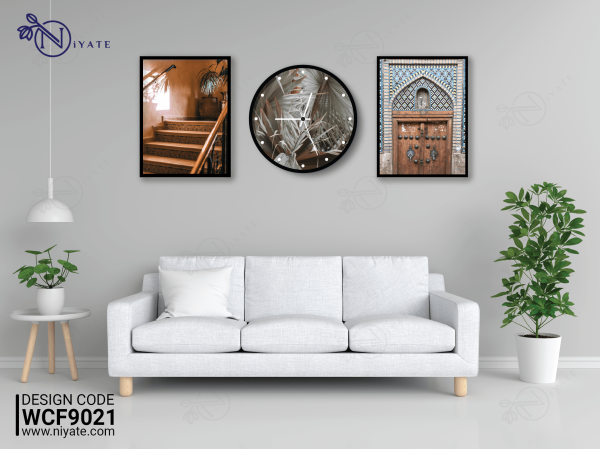 Urban Culture Surrounding | Wall Clock & Frame Combo