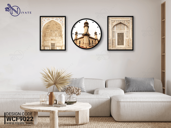 Mosque Set | Wall Clock & Frame Combo