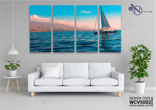 Ship Sailing : Premium Canvas