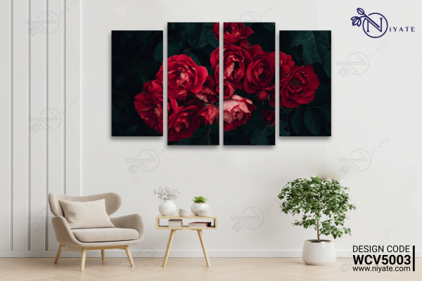 Red Rose : Premium Canvas