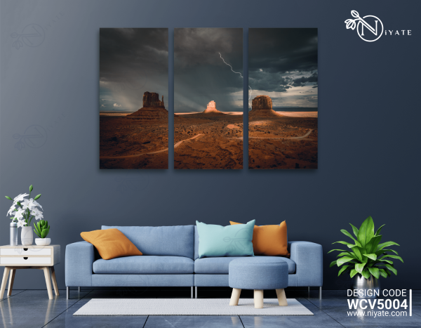 Premium Canvas : Thunder View