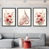 Floral Islamic Calligraphy Set