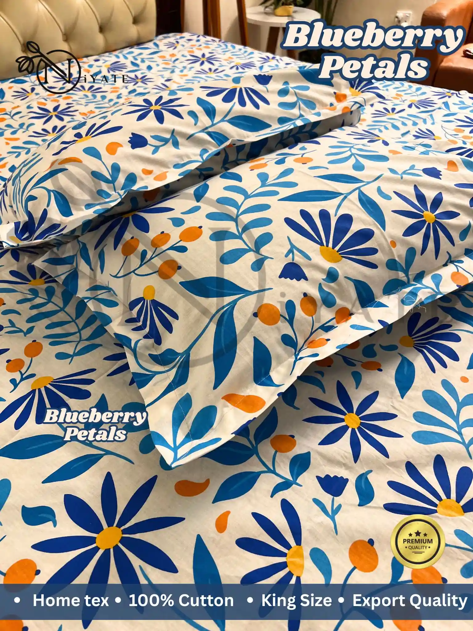 BlueBerry Petals | Exclusive HomeTex - Image 3