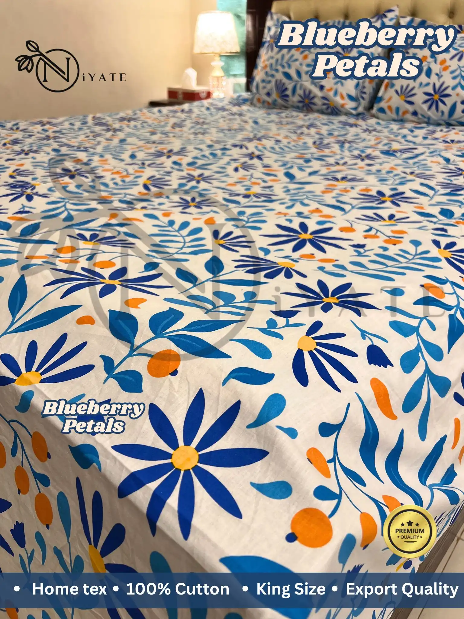 BlueBerry Petals | Exclusive HomeTex - Image 2