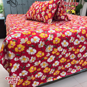 Cherry Fire | Pure Cotton | Premium