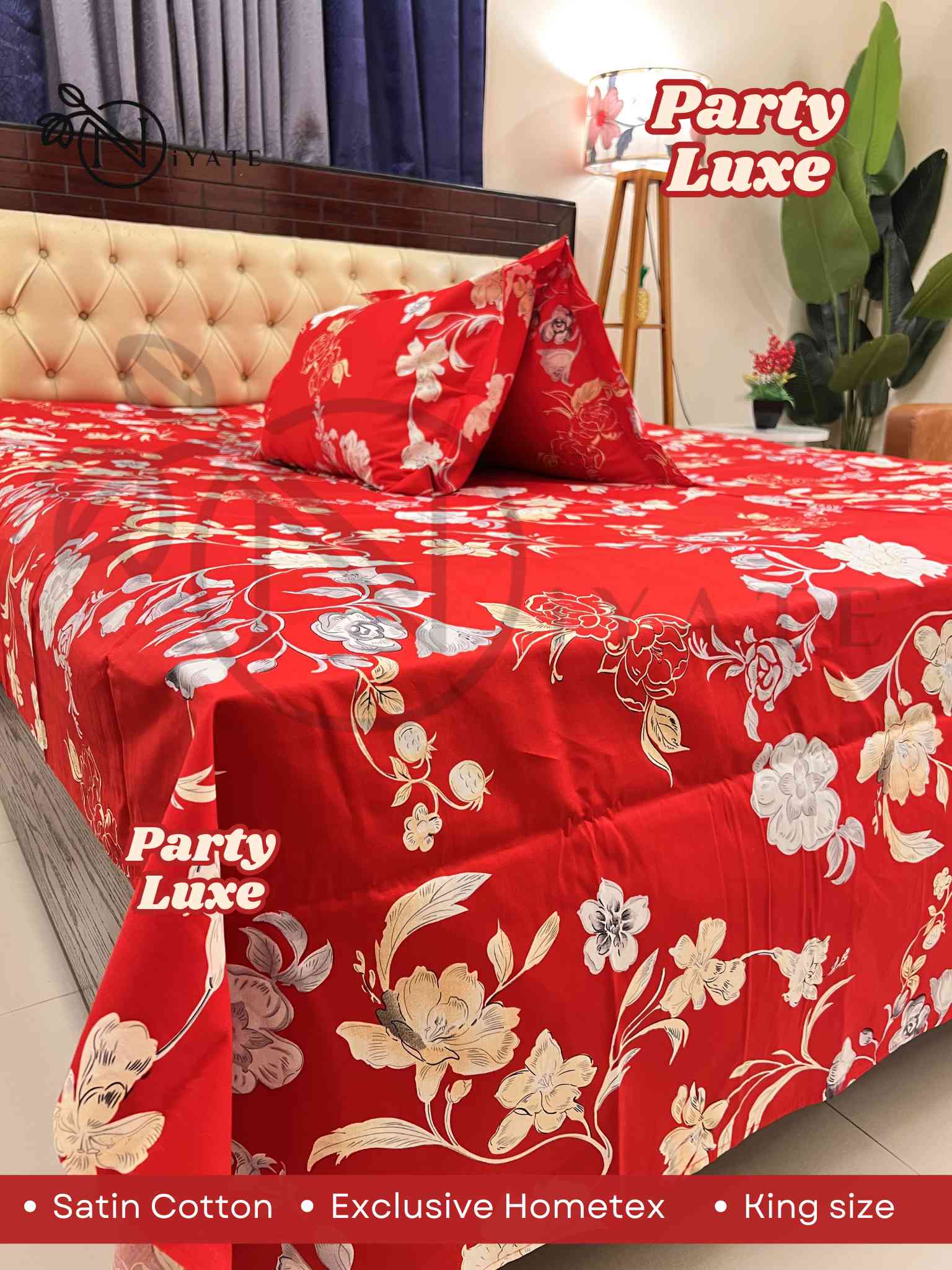 Party Luxe | Satin Cotton | Exclusive HomeTex
