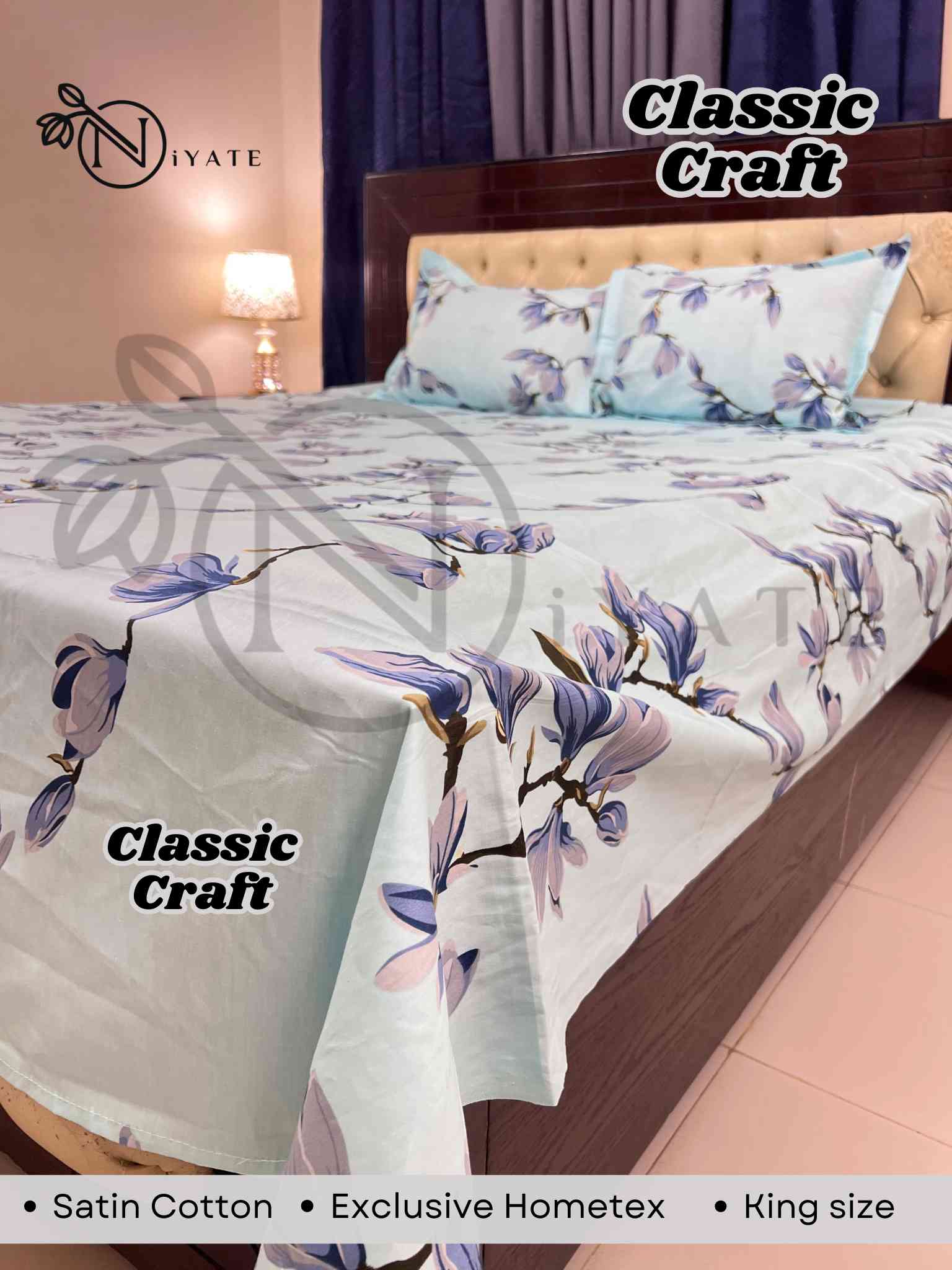Classic Craft | Satin Cotton | Exclusive HomeTex - Image 2