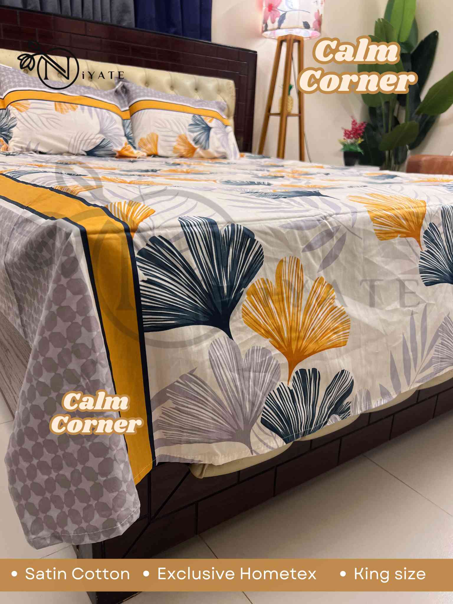 Calm Corner | Satin Cotton | Exclusive HomeTex