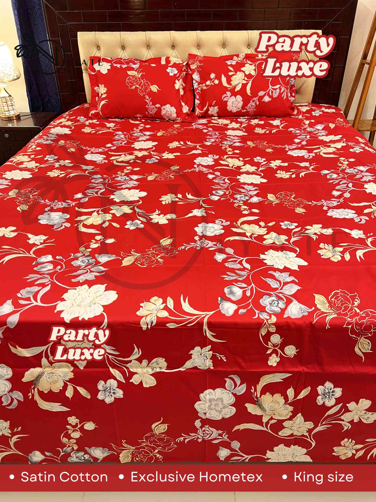 Party Luxe | Satin Cotton | Exclusive HomeTex - Image 2