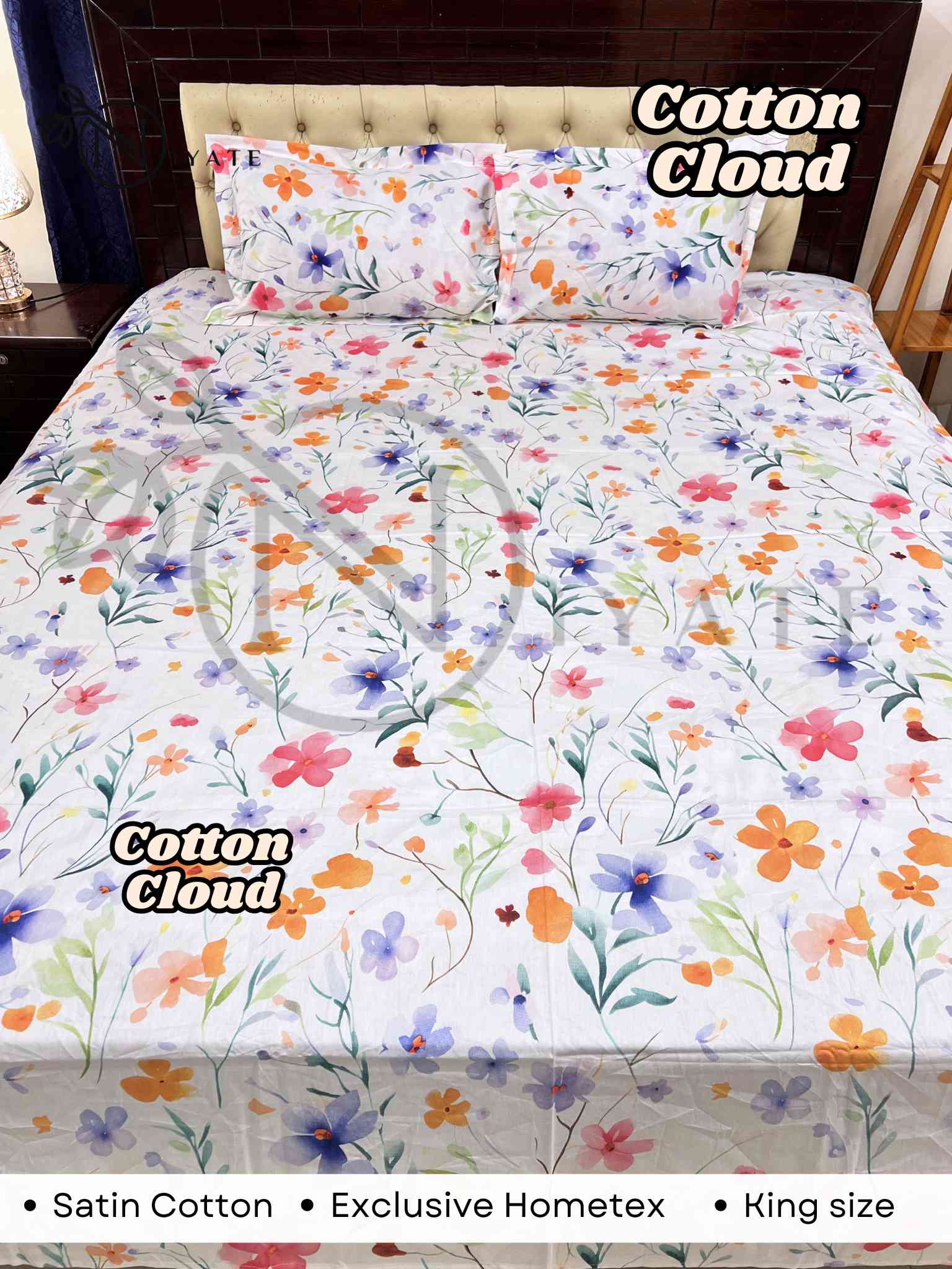 Cotton Cloud | Satin Cotton | Exclusive HomeTex - Image 2