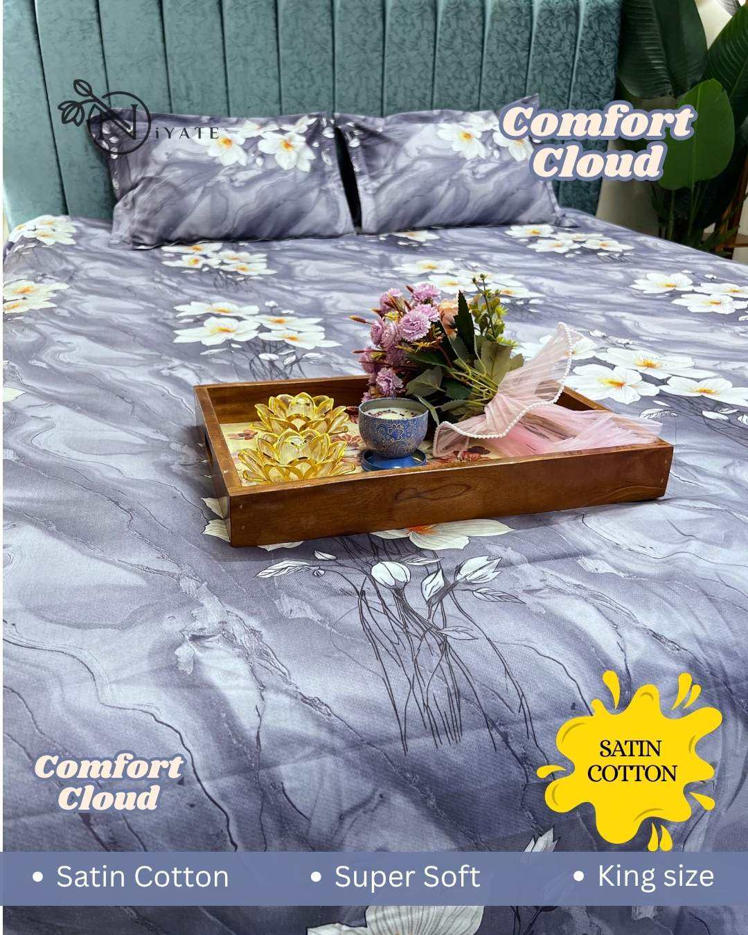 Comfort Cloud | High Grade Satin Cotton | Pure Cotton - Image 2