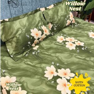Willow Nest | High Grade Satin Cotton | Pure Cotton