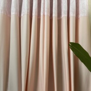 CT5043 | Patchwork Peach Blush Curtain