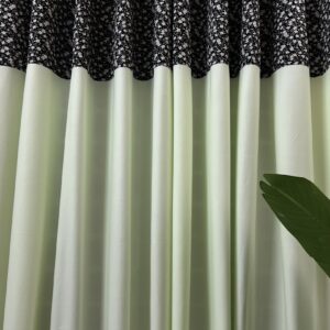 CT5045 | Patchwork Pastel Mint Curtain