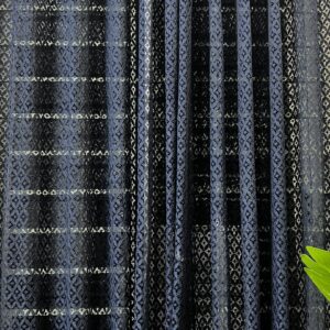 CT5055 | Net Curtain | Laser Cut Navy