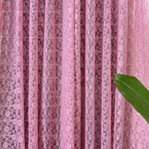 CT5056 | Net Curtain | Pink Flora