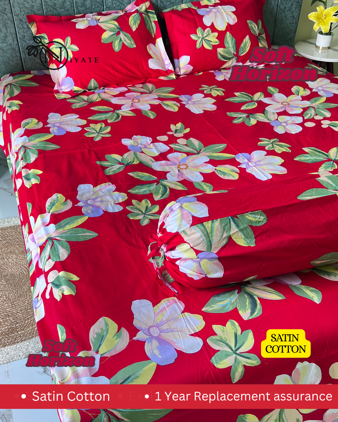 Soft Horizon | High Grade Satin Cotton | Exclusive Hometex