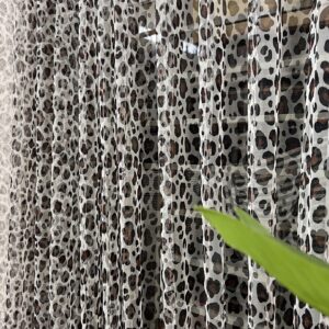CT5010 | Net Curtain | Jaguar Print