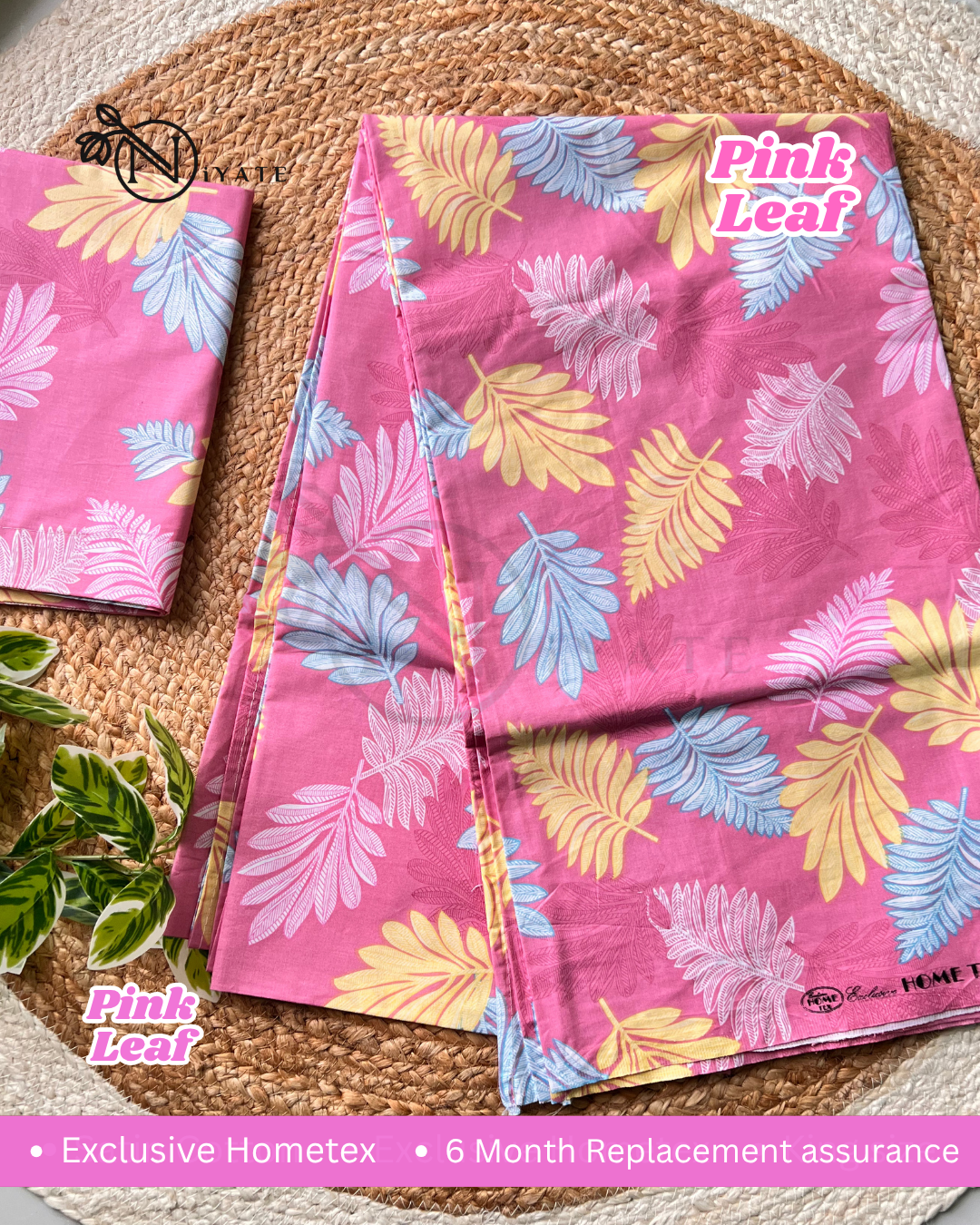 Pink Leaf | Exclusive HomeTex