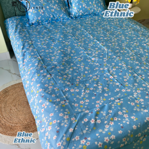 Blue Ethnic | Pure Cotton | Exclusive HomeTex
