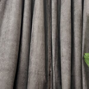 CT5017 | Velvet Curtain | Coffee Gray