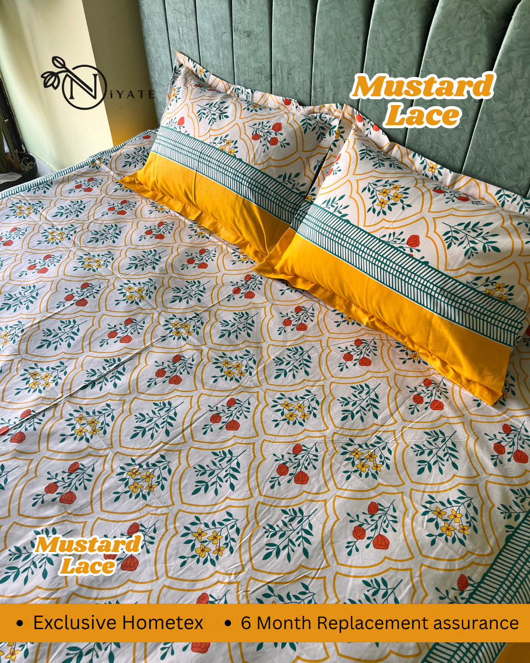 Mustard Lace | Exclusive HomeTex - Image 2