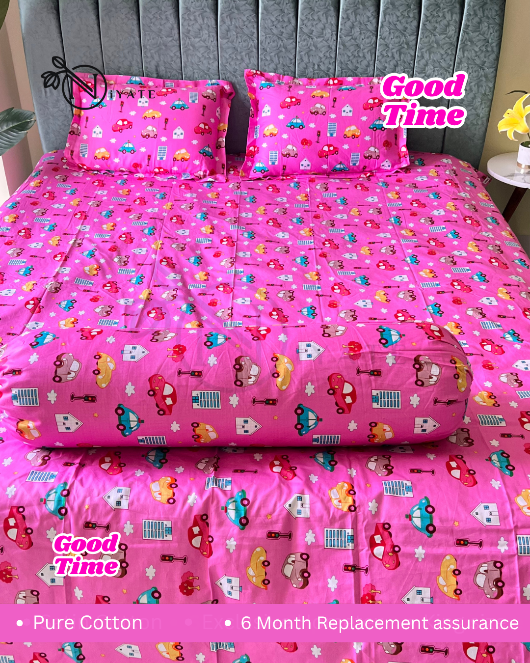 Good Time | Pure Cotton | Premium Fabric