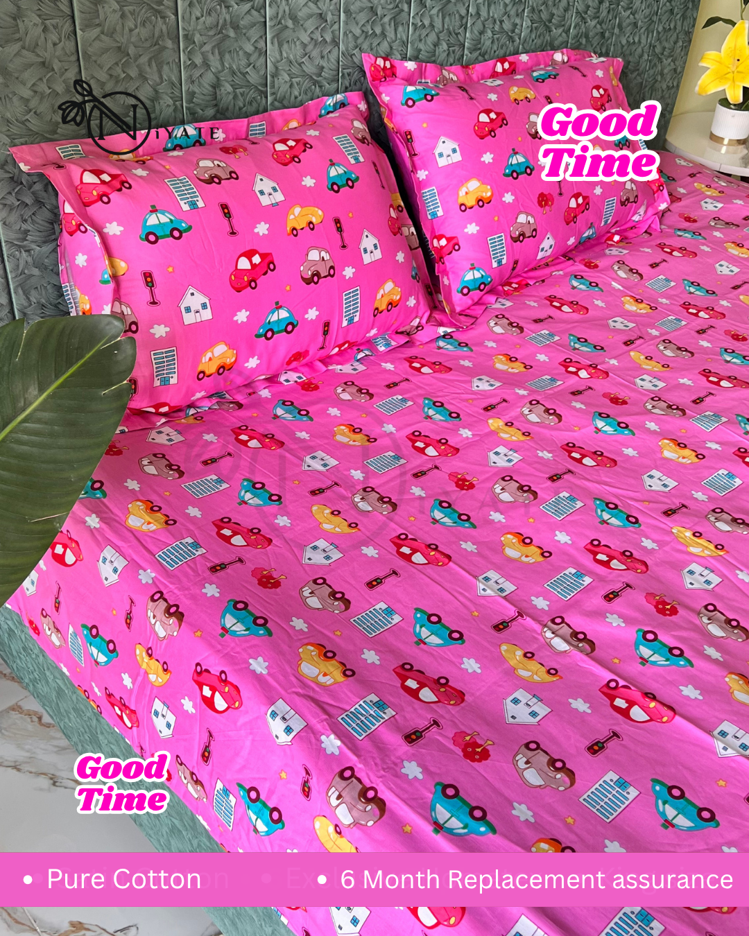 Good Time | Pure Cotton | Premium Fabric - Image 2