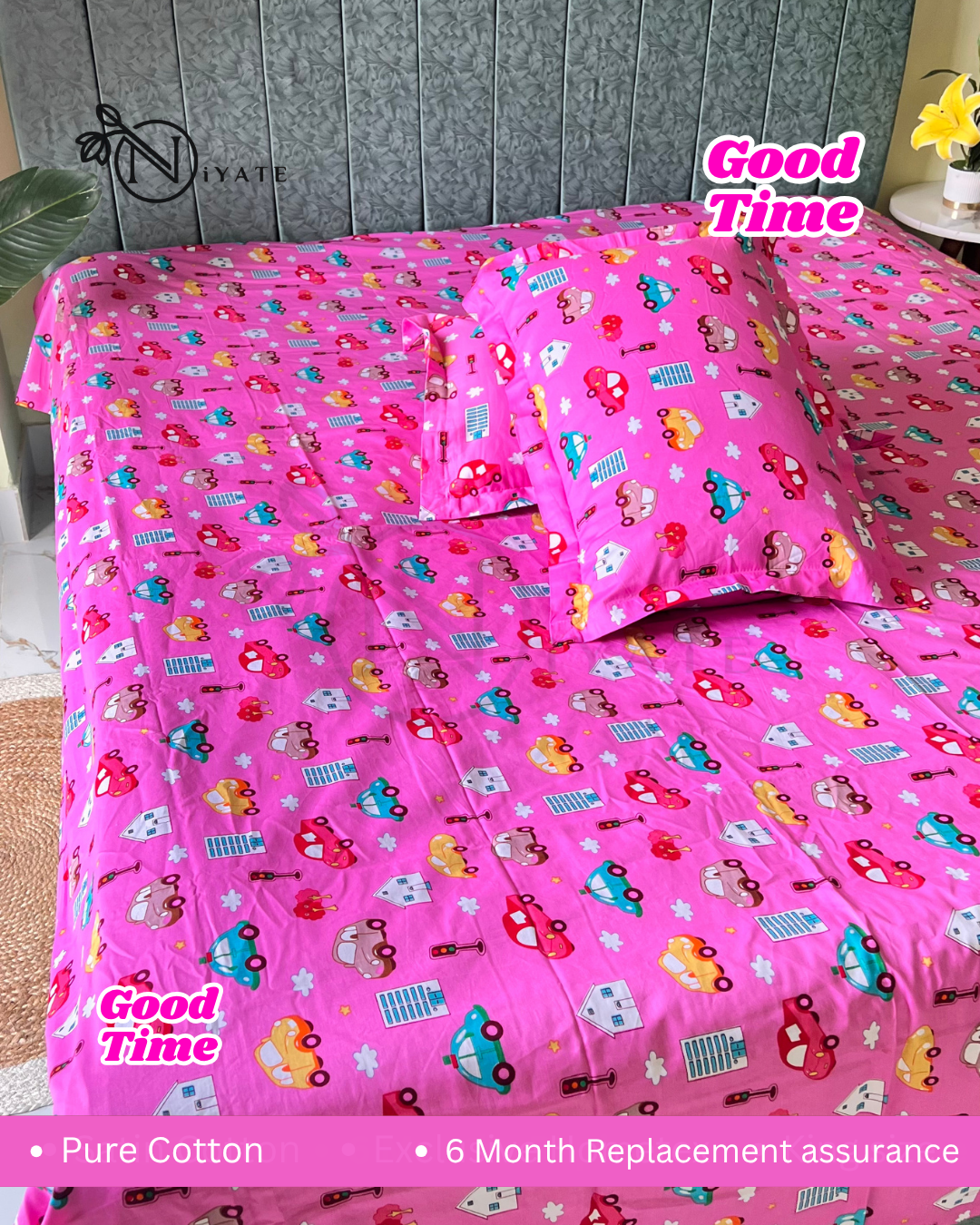 Good Time | Pure Cotton | Premium Fabric - Image 3