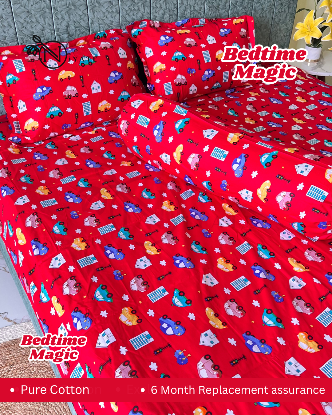 Bedtime Magic | Pure Cotton | Premium Fabric