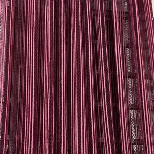 CT5032 | Net Curtain | Stripe Wine