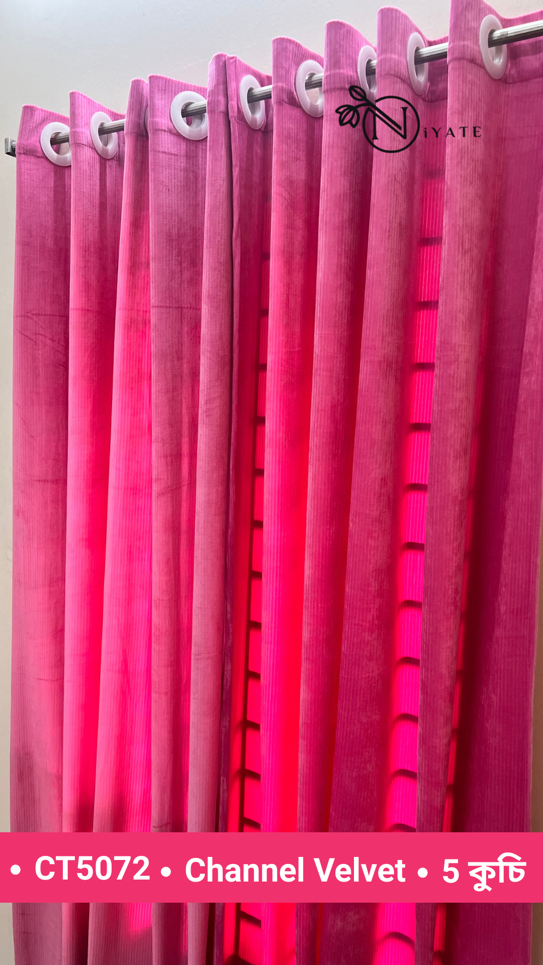CT5072 | Channel Velvet | Hot Pink - Image 2