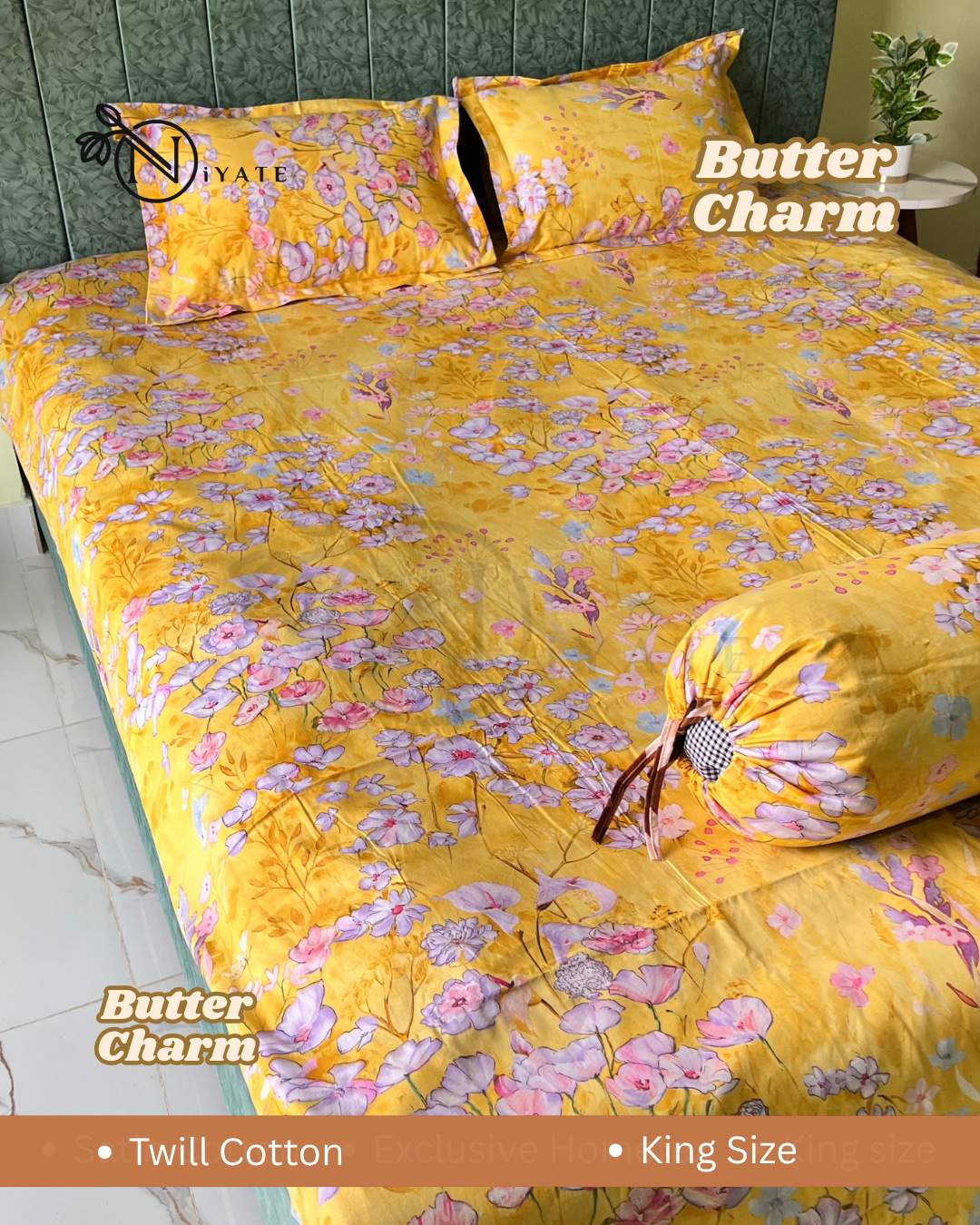 Butter Charm | Twill Cotton | Premium Fabric - Image 3