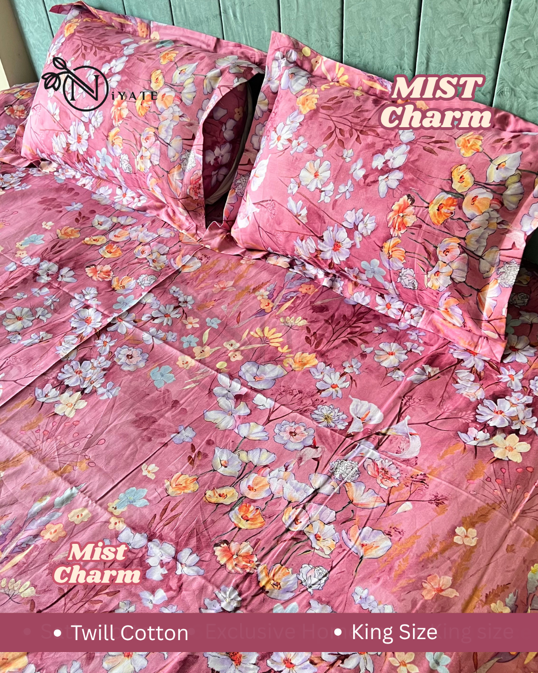 Mist Charm | Twill Cotton | Premium Fabric - Image 2