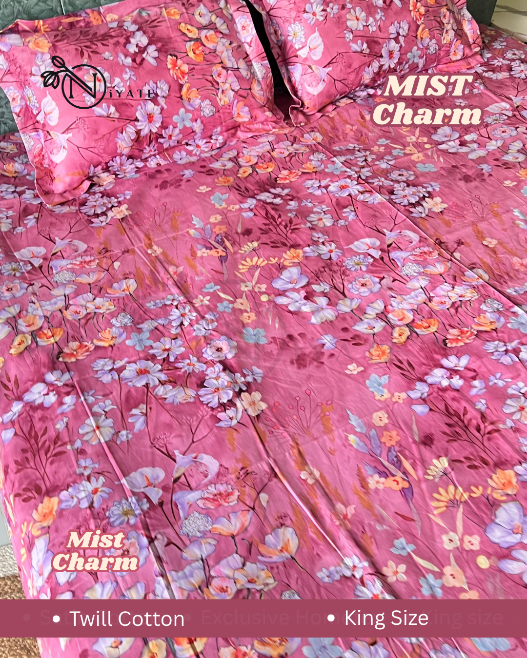 Mist Charm | Twill Cotton | Premium Fabric